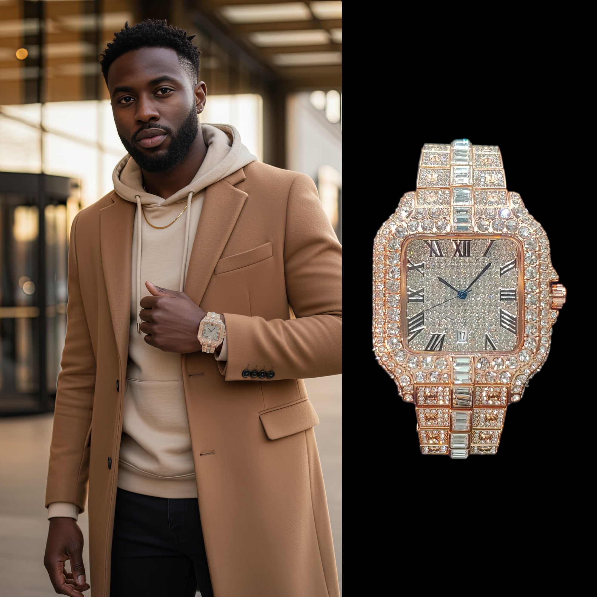 18K Ibiza Watch – Luxury Stainless Steel Timepiece | DAILY DRIPZ